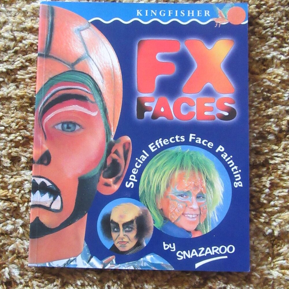 Soft-cover Kingfisher Halloween FX FACES make-up costuming book